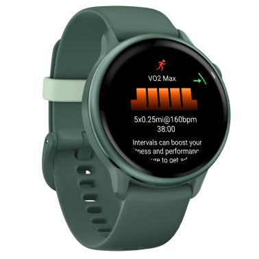 Garmin Vívoactive 6 watch, Jasper Green, 42 mm fir green strap