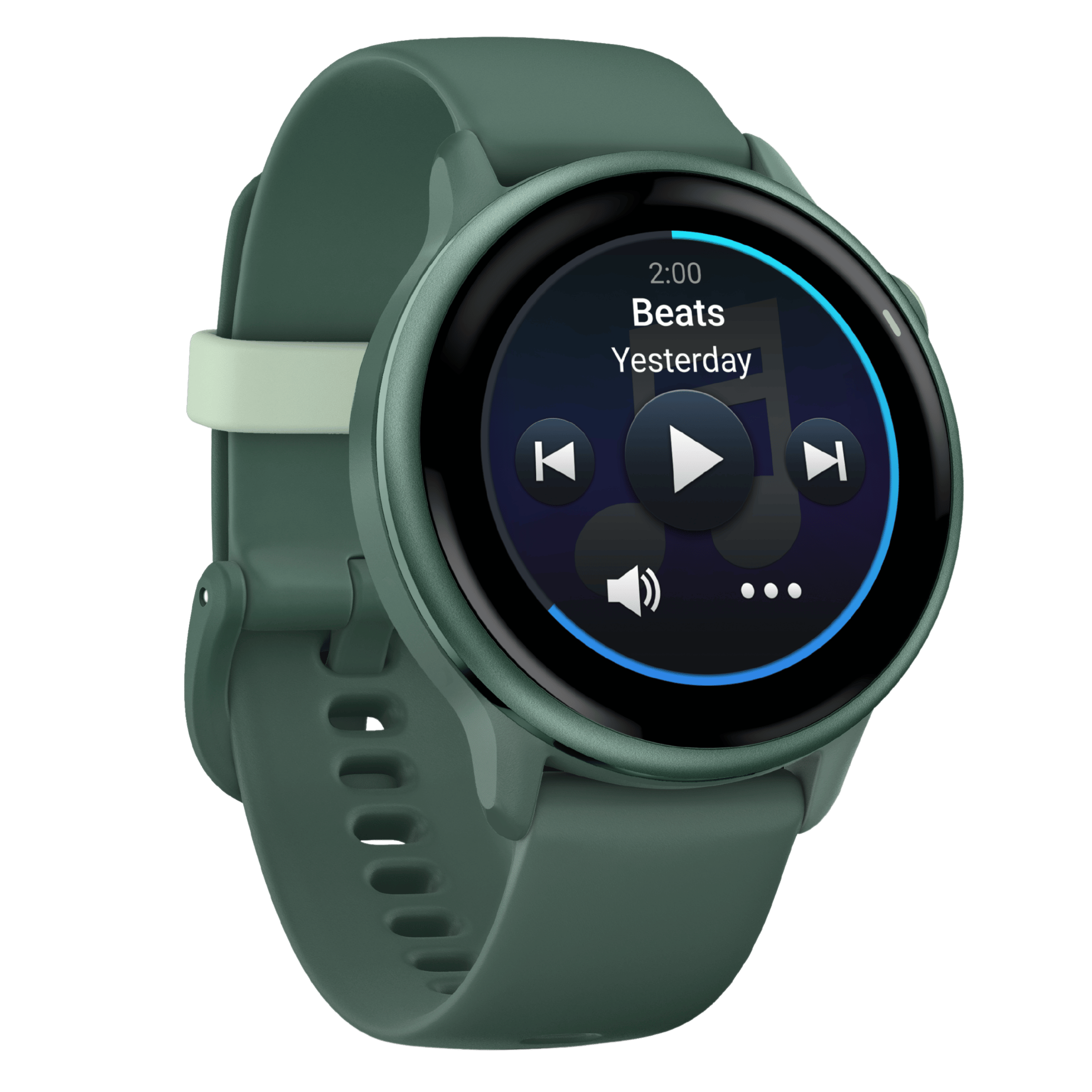 Garmin Vívoactive 6 watch, Jasper Green, 42 mm fir green strap