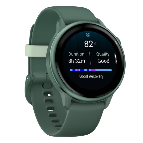 Garmin Vívoactive 6 watch, Jasper Green, 42 mm fir green strap