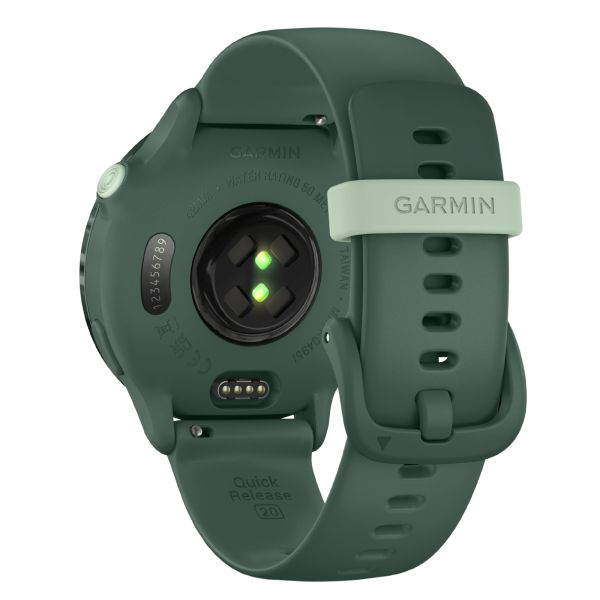 Garmin Vívoactive 6 watch, Jasper Green, 42 mm fir green strap