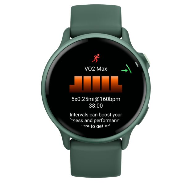 Garmin Vívoactive 6 watch, Jasper Green, 42 mm fir green strap