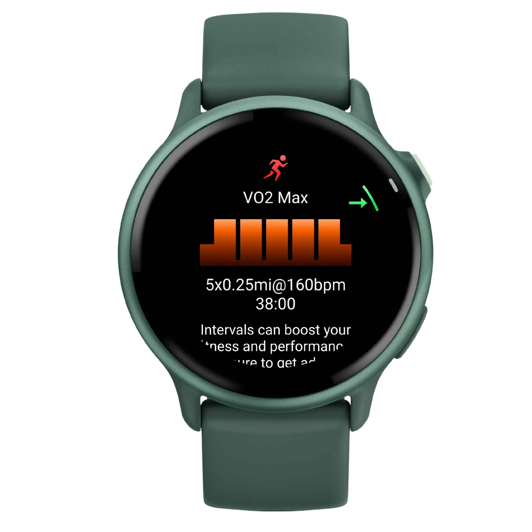 Garmin Vívoactive 6 watch, Jasper Green, 42 mm fir green strap