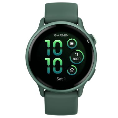 Garmin Vívoactive 6 watch, Jasper Green, 42 mm fir green strap