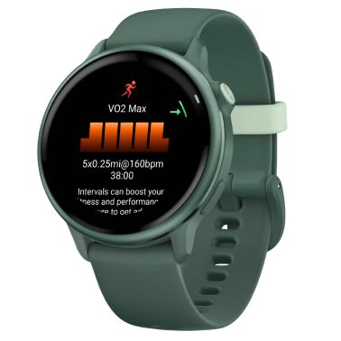 Garmin Vívoactive 6 watch, Jasper Green, 42 mm fir green strap