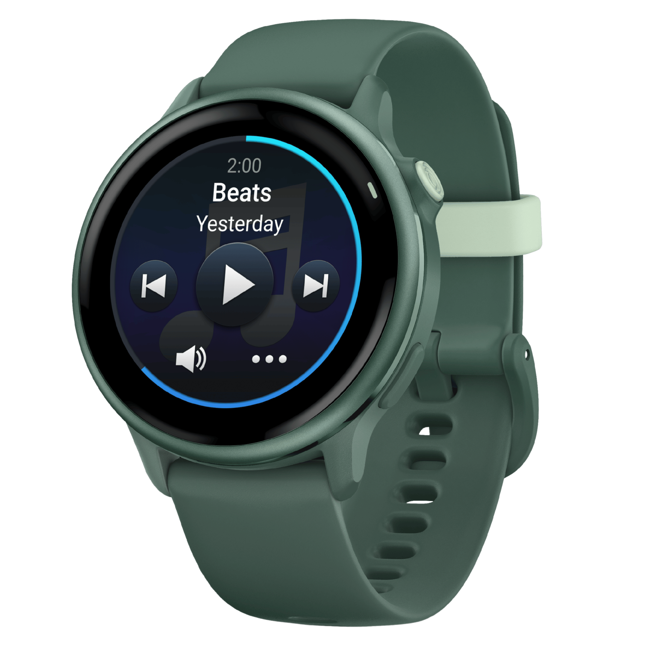 Garmin Vívoactive 6 watch, Jasper Green, 42 mm fir green strap