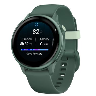 Garmin Vívoactive 6 watch, Jasper Green, 42 mm fir green strap