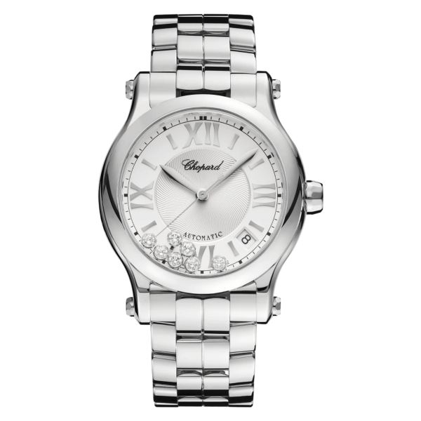Chopard Happy Sport automatic silver dial steel bracelet 36 mm