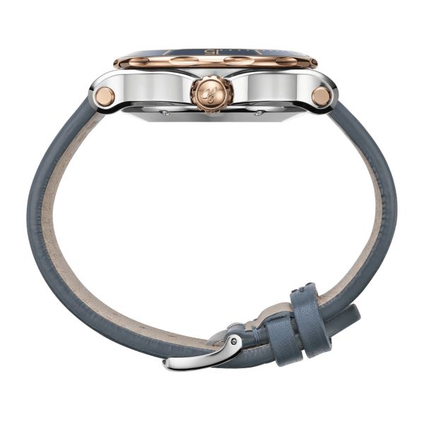 Chopard Happy Ocean automatic grey dial leather strap 40 mm