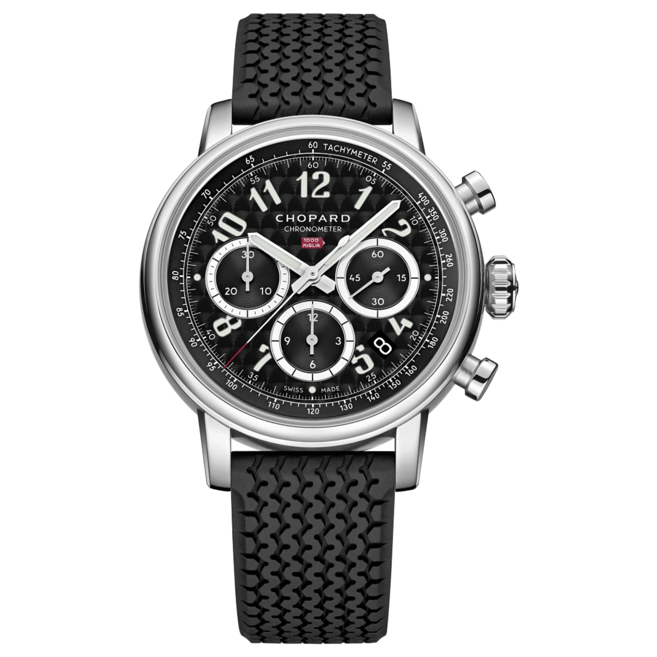 Chopard Mille Miglia Classic Chronograph Automatic black dial black rubber strap 40.5 mm
