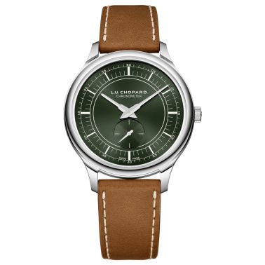 Chopard L.U.C XPS Forest Green automatic green dial leather strap 40 mm
