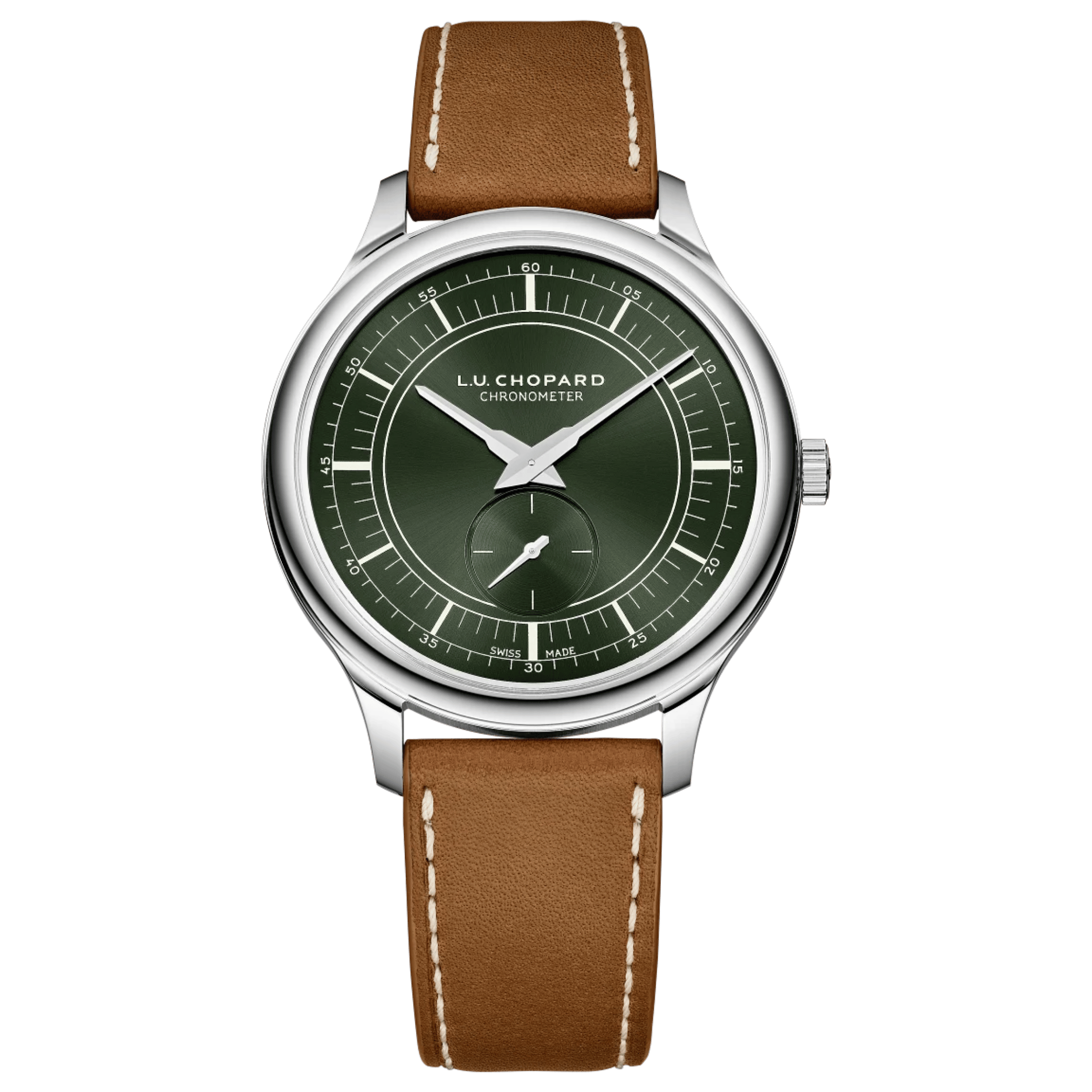 Chopard L.U.C XPS Forest Green automatic green dial leather strap 40 mm