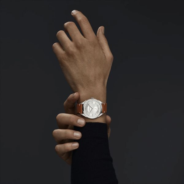 Chopard L.U.C Qualité Fleurier automatic silver dial leather strap 39 mm