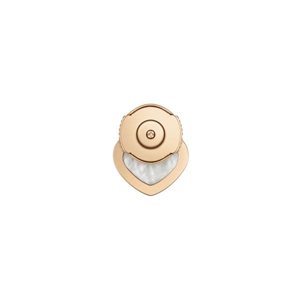 Chopard My Happy Hearts Solo earring in rose gold and white mother-of-pearl