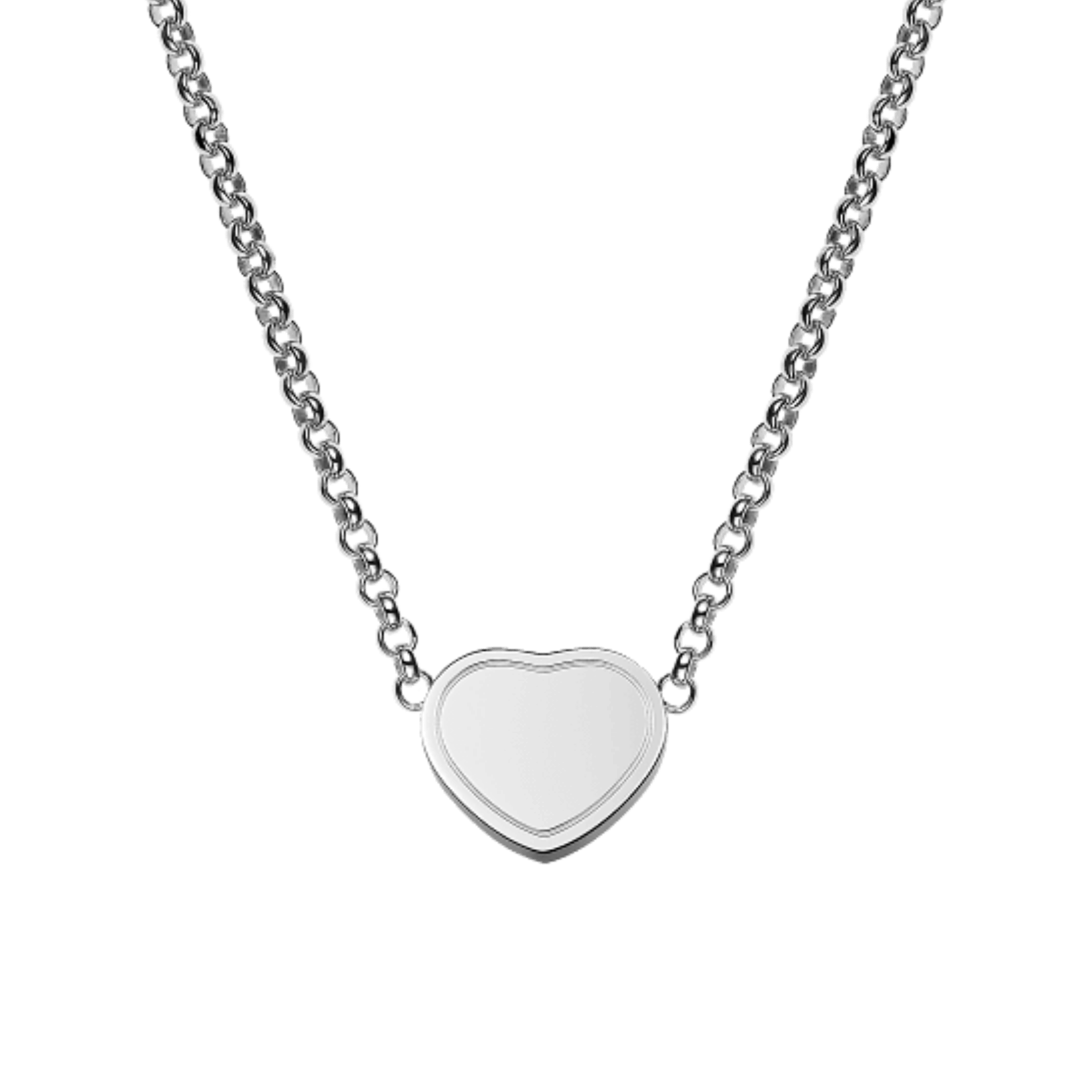 Collier Chopard My Happy Hearts en or blanc et diamants