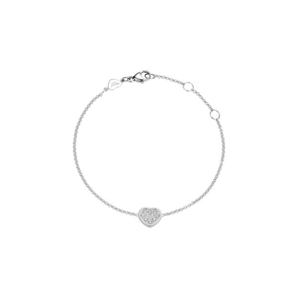 Chopard My Happy Hearts bracelet in white gold and diamonds