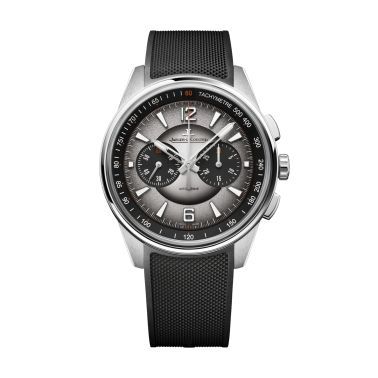 Montre Jaeger-LeCoultre Polaris Chronograph automatique cadran gris laqué bracelet caoutchouc 42 mm