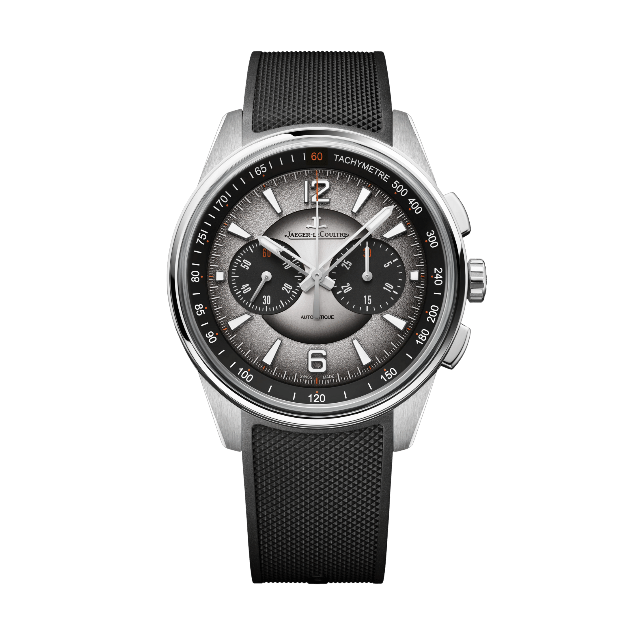Jaeger-LeCoultre Polaris Chronograph automatic grey lacquered dial rubber strap 42 mm