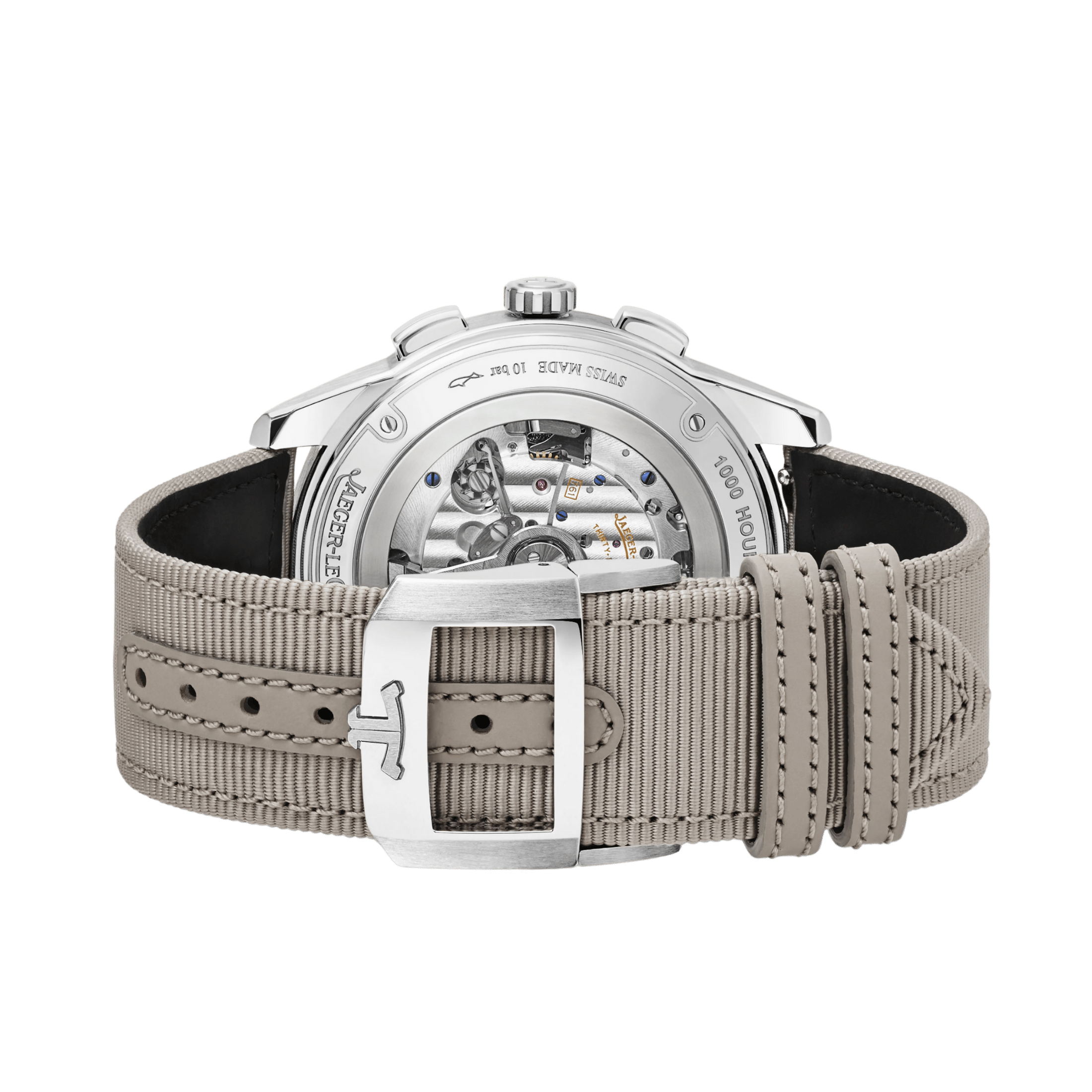 Jaeger-LeCoultre Polaris Chronograph automatic grey lacquered dial rubber strap 42 mm