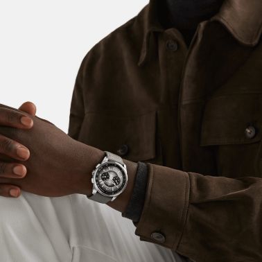 Jaeger-LeCoultre Polaris Chronograph automatic grey lacquered dial rubber strap 42 mm