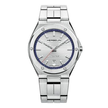 Michel Herbelin Cap Camarat quartz France watch with stainless steel bracelet 40.5 mm