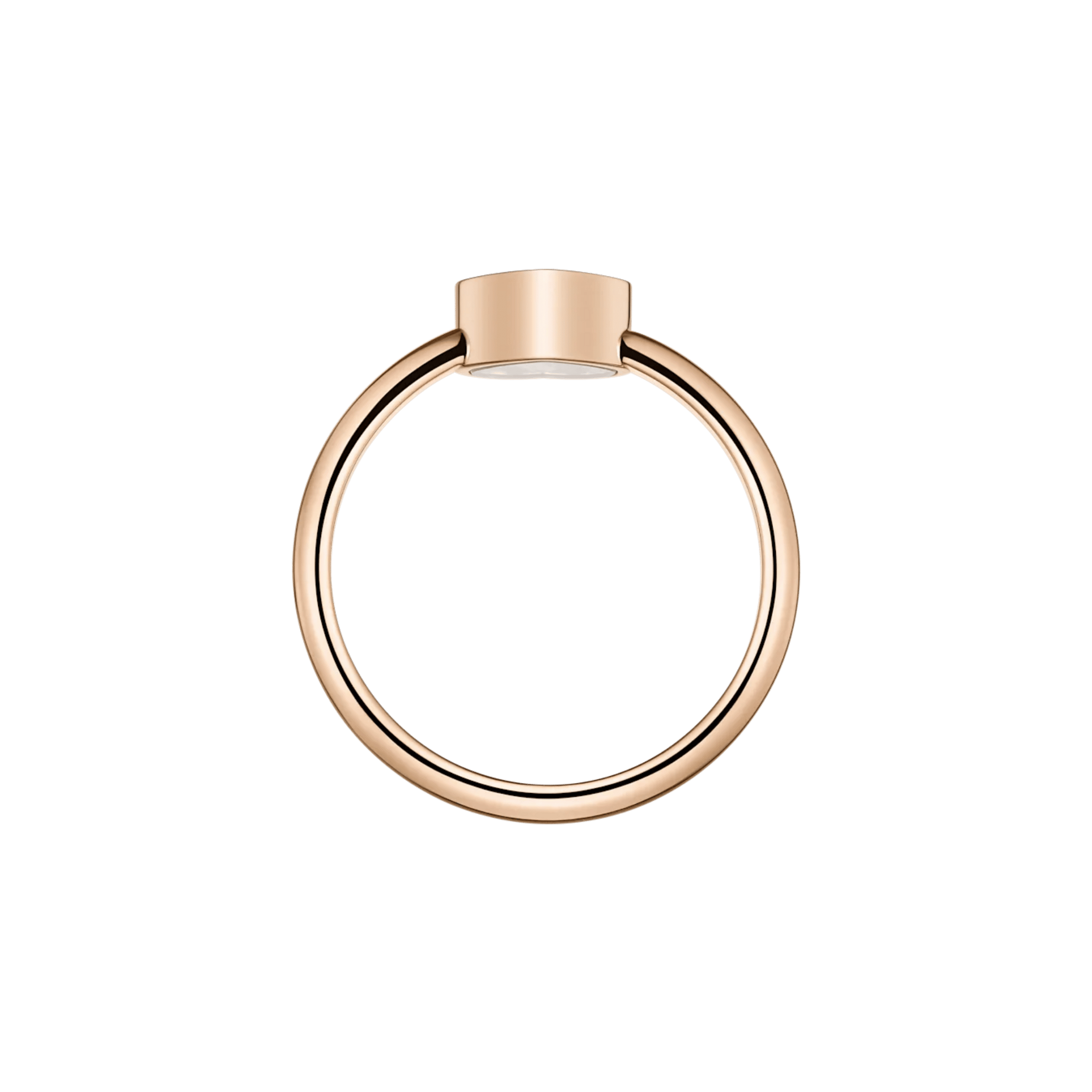 Chopard My Happy Hearts ring in rose gold and carnelian