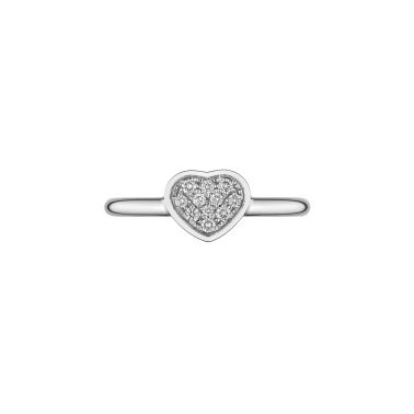 Chopard My Happy Hearts ring in white gold and diamonds