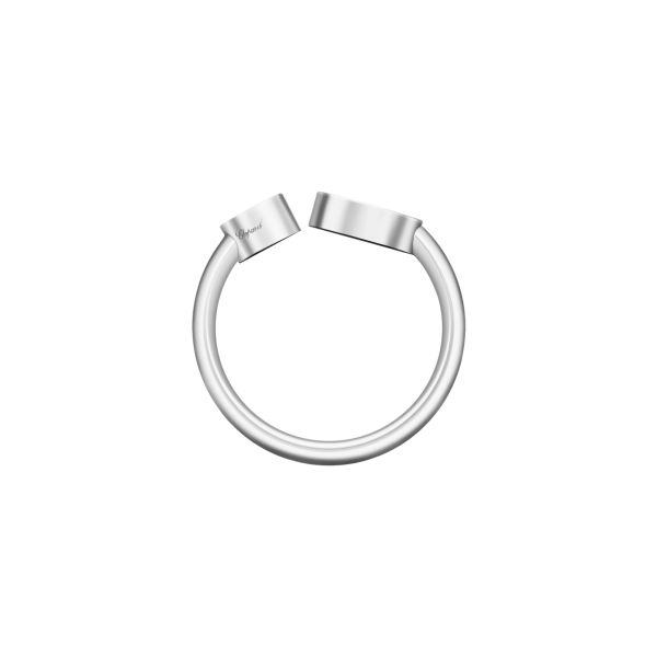 Bague Chopard Happy Hearts en or blanc et diamants