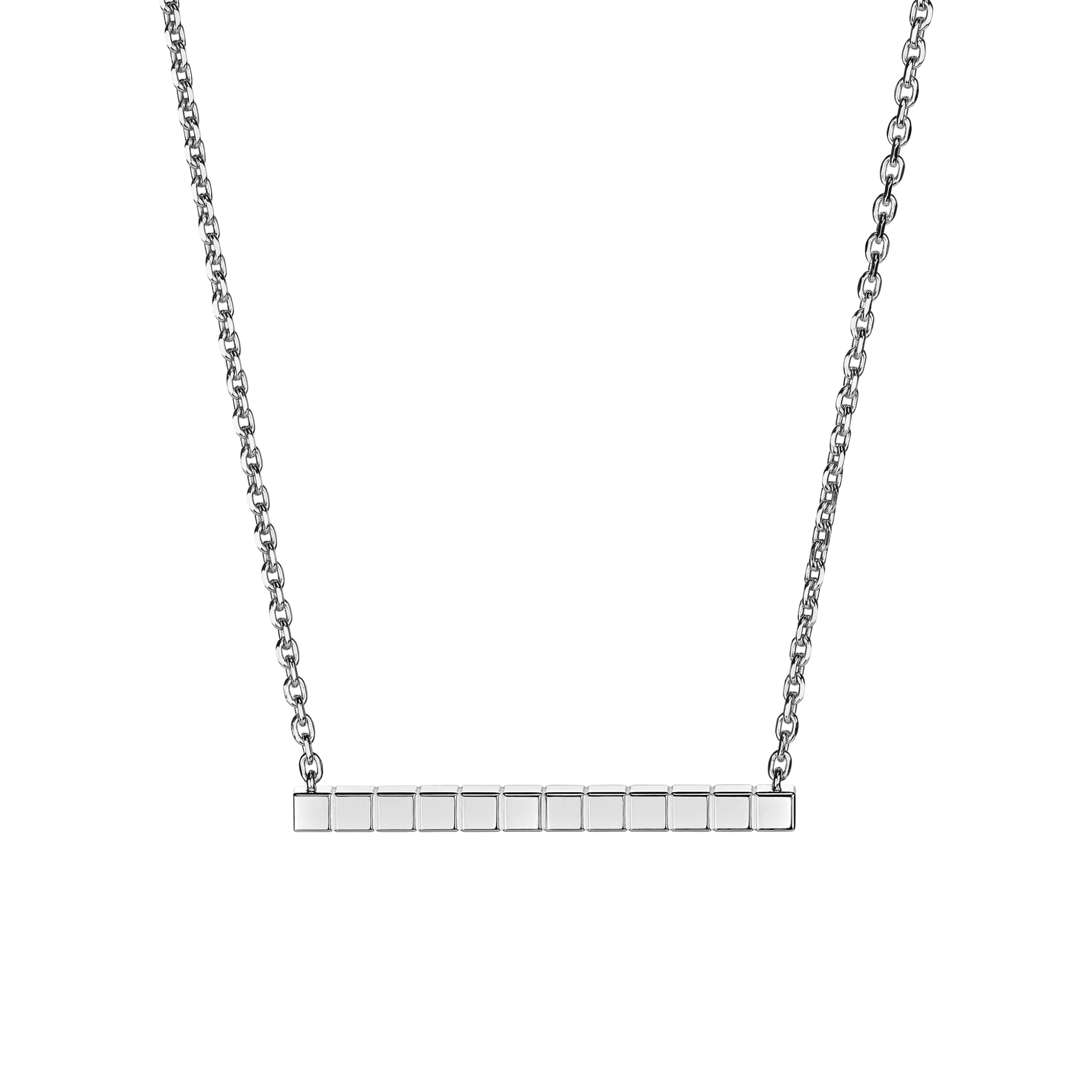 Chopard Ice Cube necklace in white gold