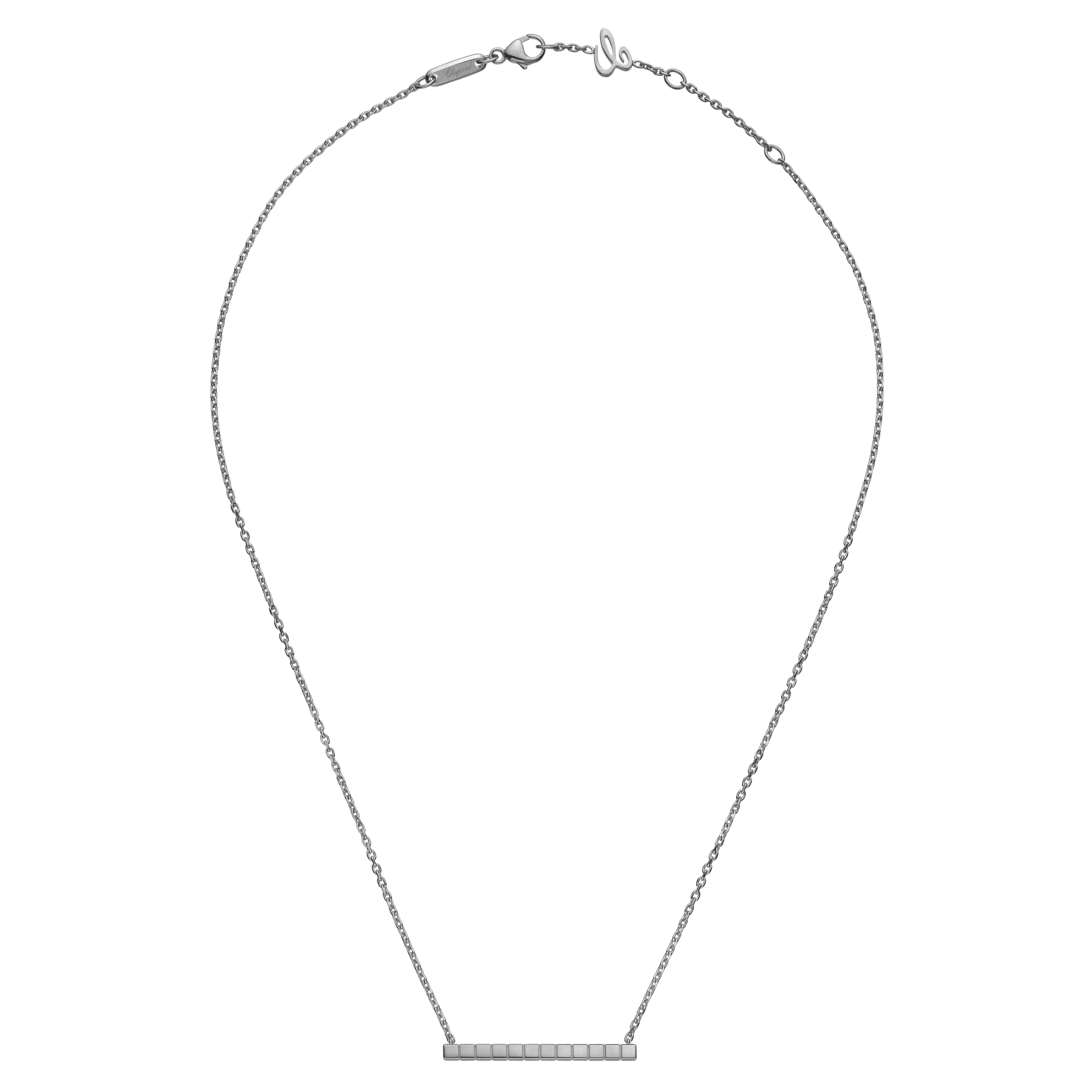 Chopard Ice Cube necklace in white gold