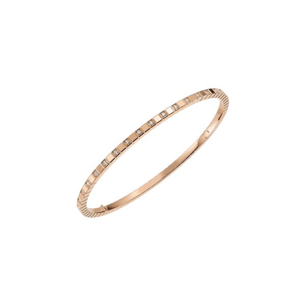 Chopard Ice Cube bangle bracelet in rose gold and diamonds