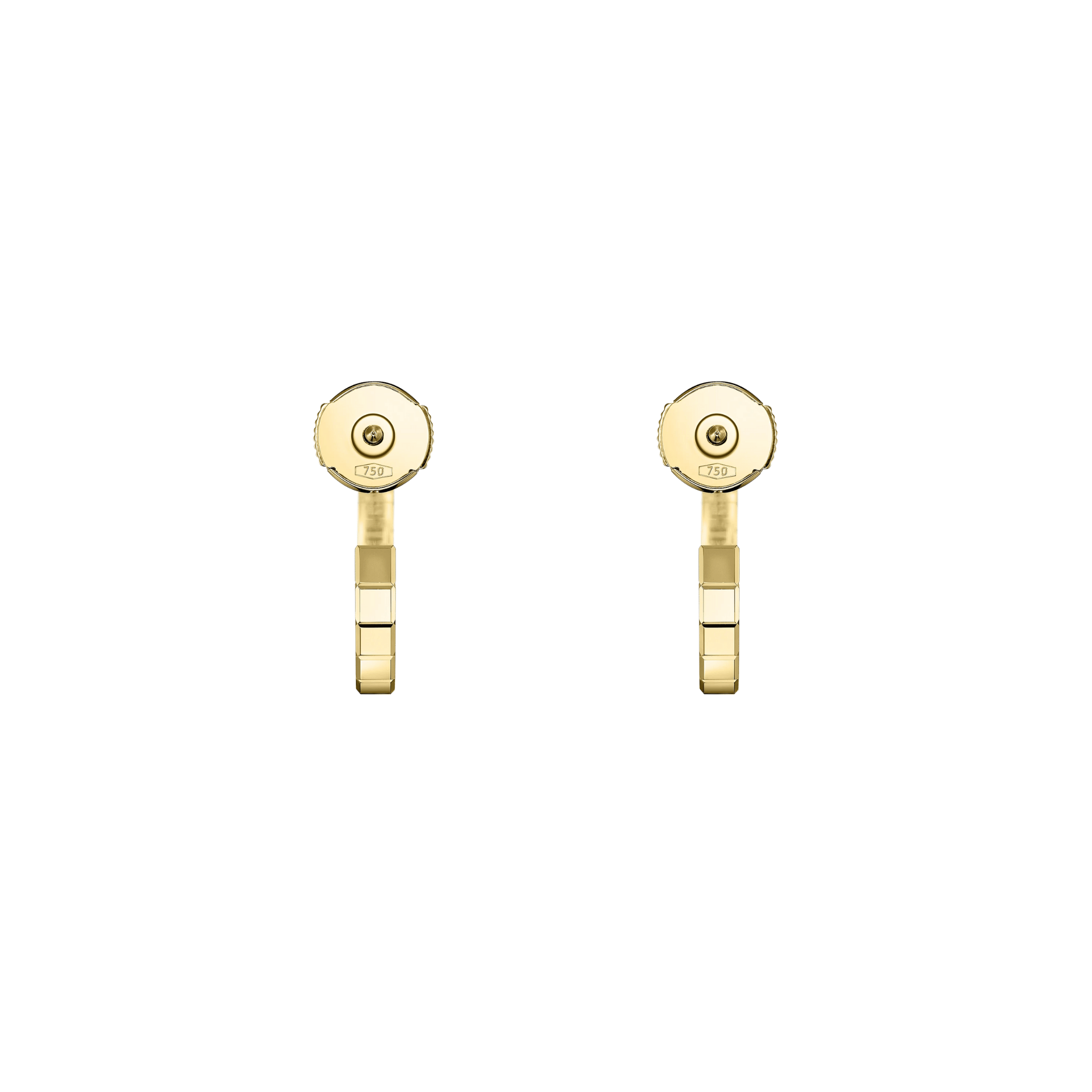 Chopard Ice Cube earrings in yellow gold
