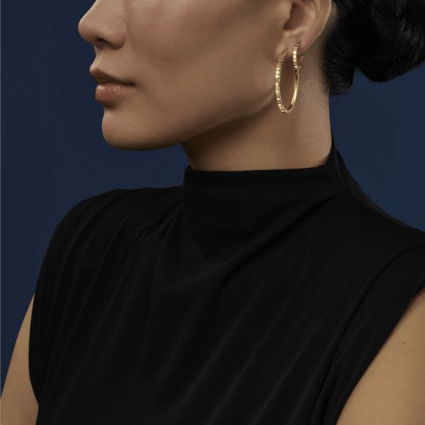 Chopard Ice Cube earrings in yellow gold