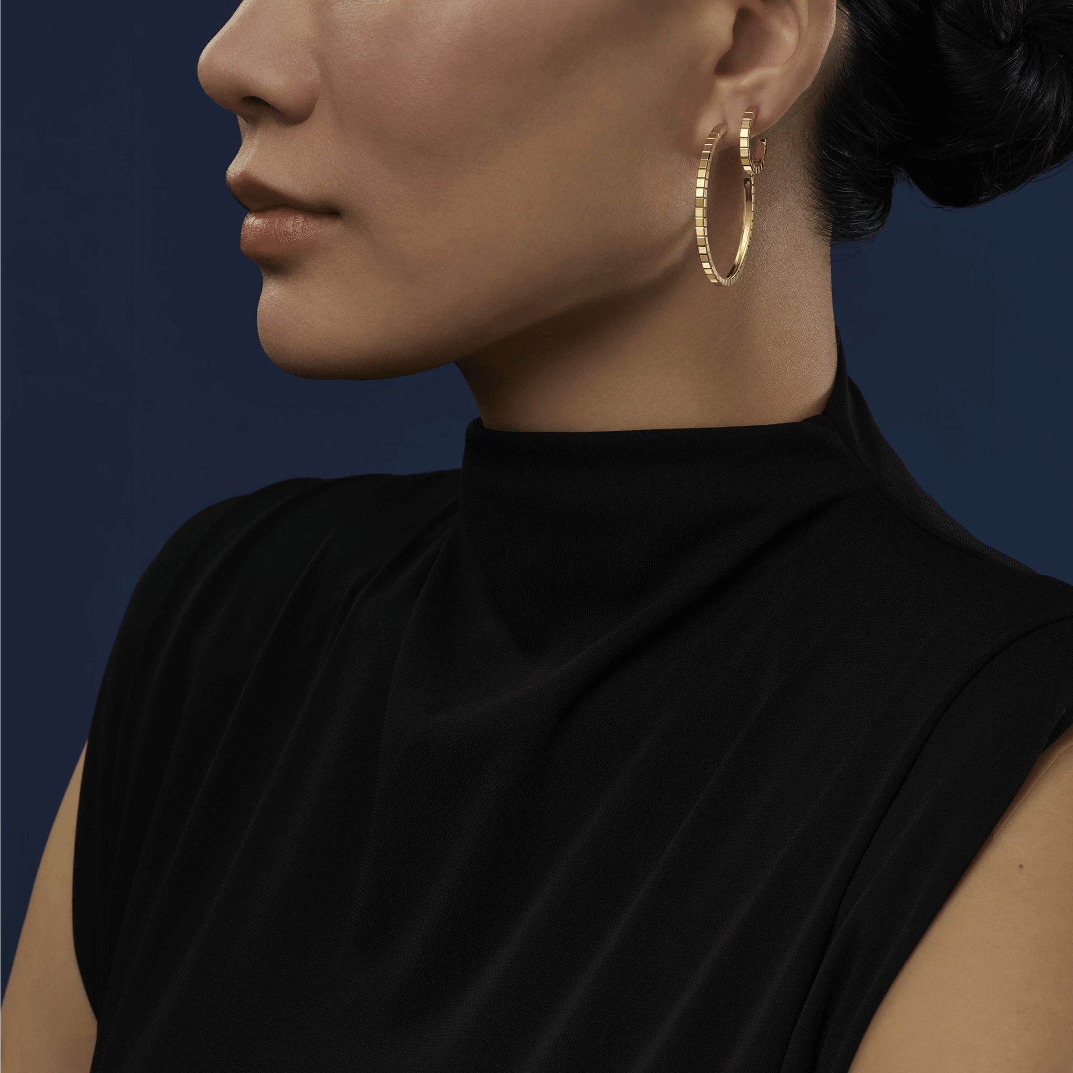 Chopard Ice Cube earrings in yellow gold