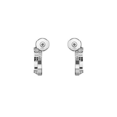 Chopard Ice Cube earrings in white gold and diamonds paved