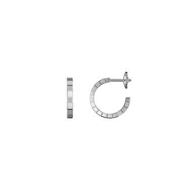 Boucles d'oreilles Chopard Ice Cube en or blanc