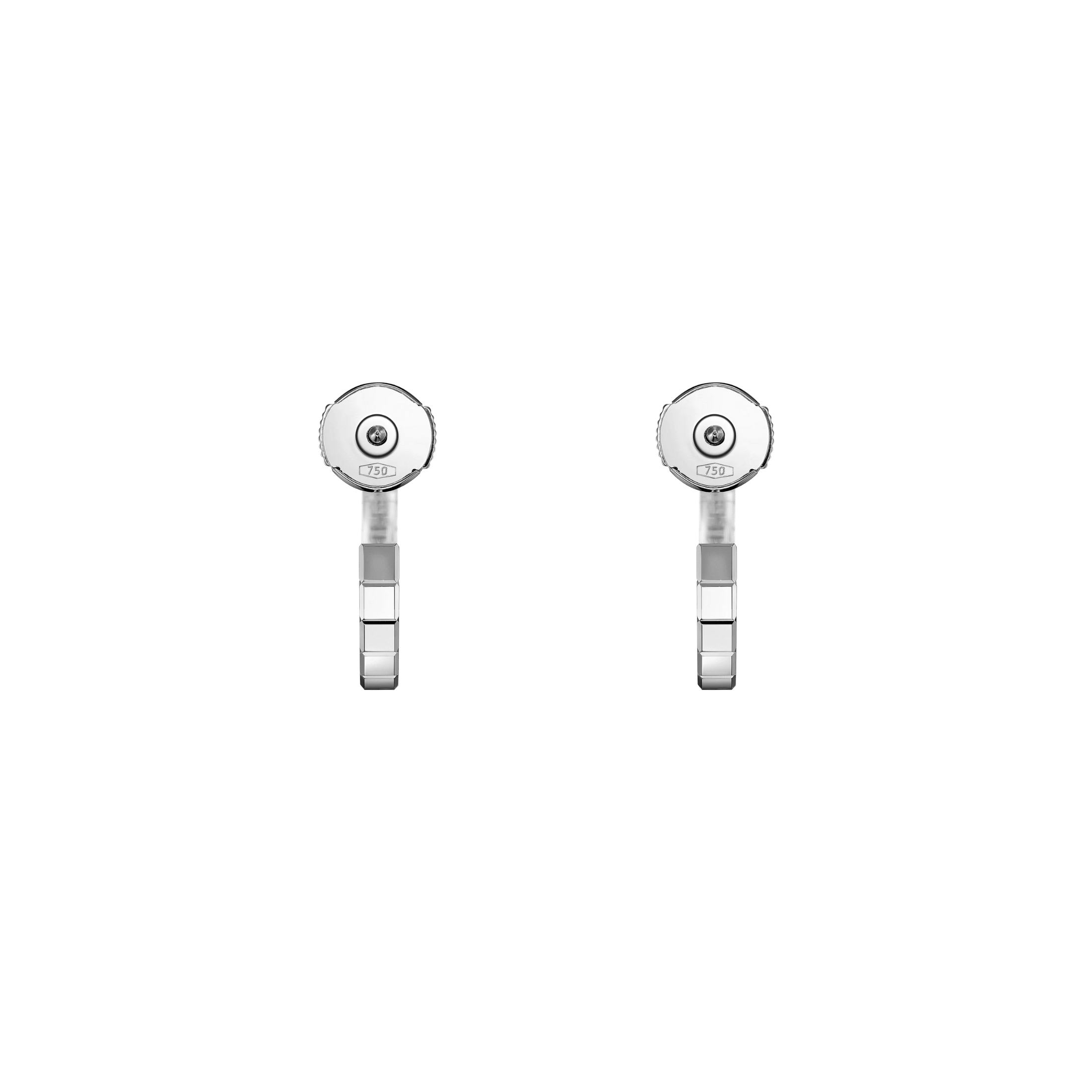 Boucles d'oreilles Chopard Ice Cube en or blanc