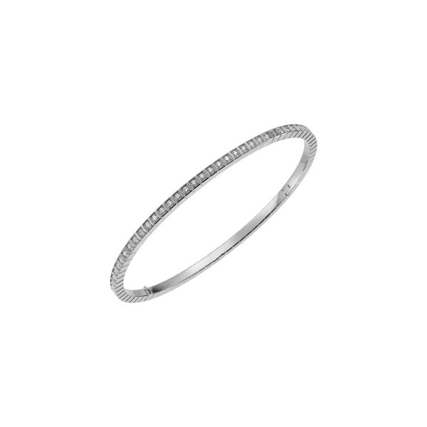 Chopard Ice Cube bangle bracelet in white gold and diamonds