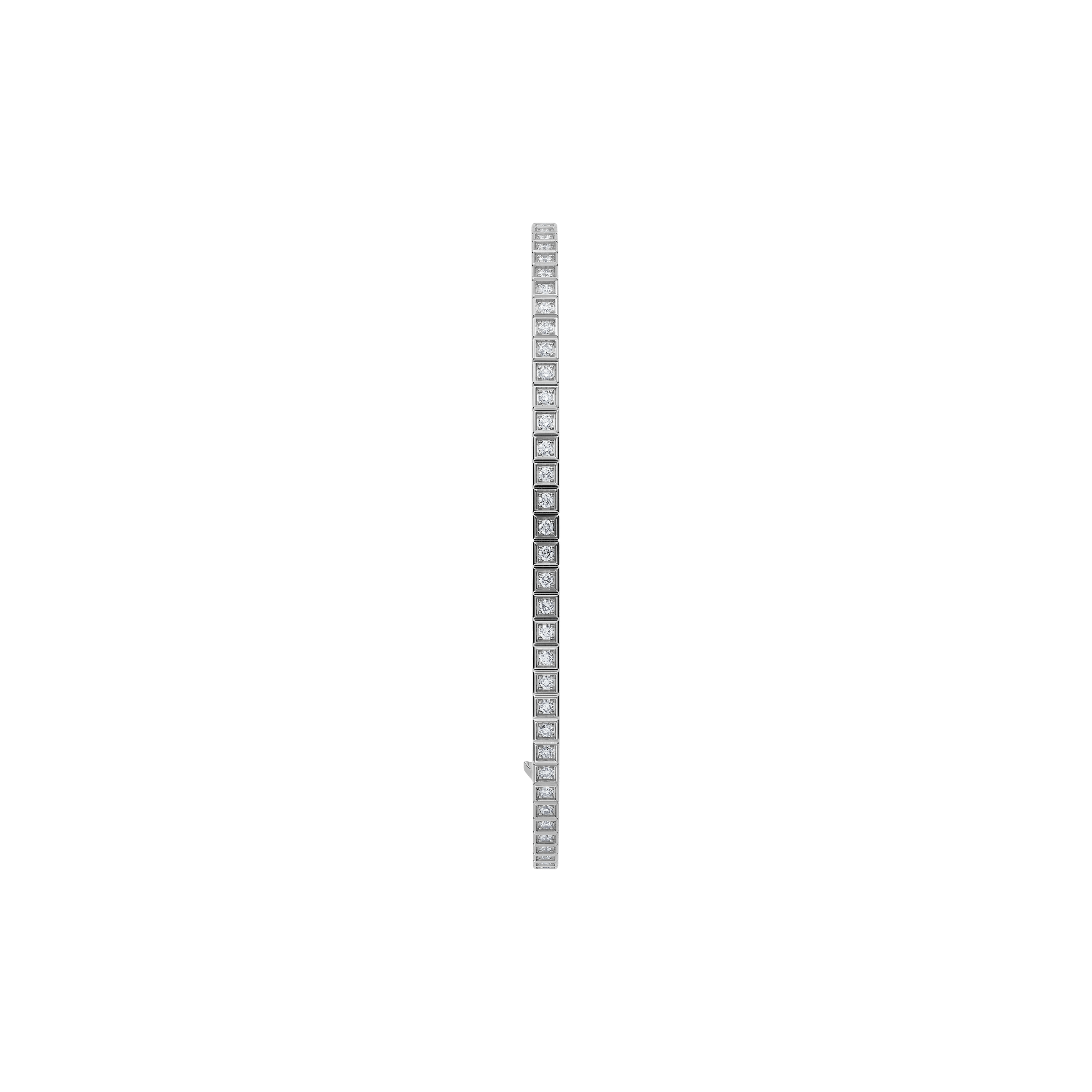 Bracelet jonc Chopard Ice Cube en or blanc et diamants
