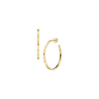 Boucles d'oreilles Chopard Ice Cube en or jaune