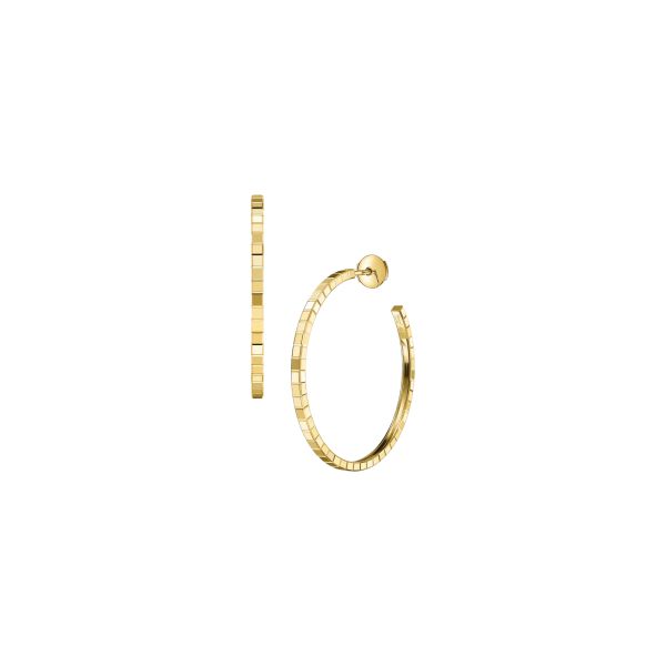 Boucles d'oreilles Chopard Ice Cube en or jaune