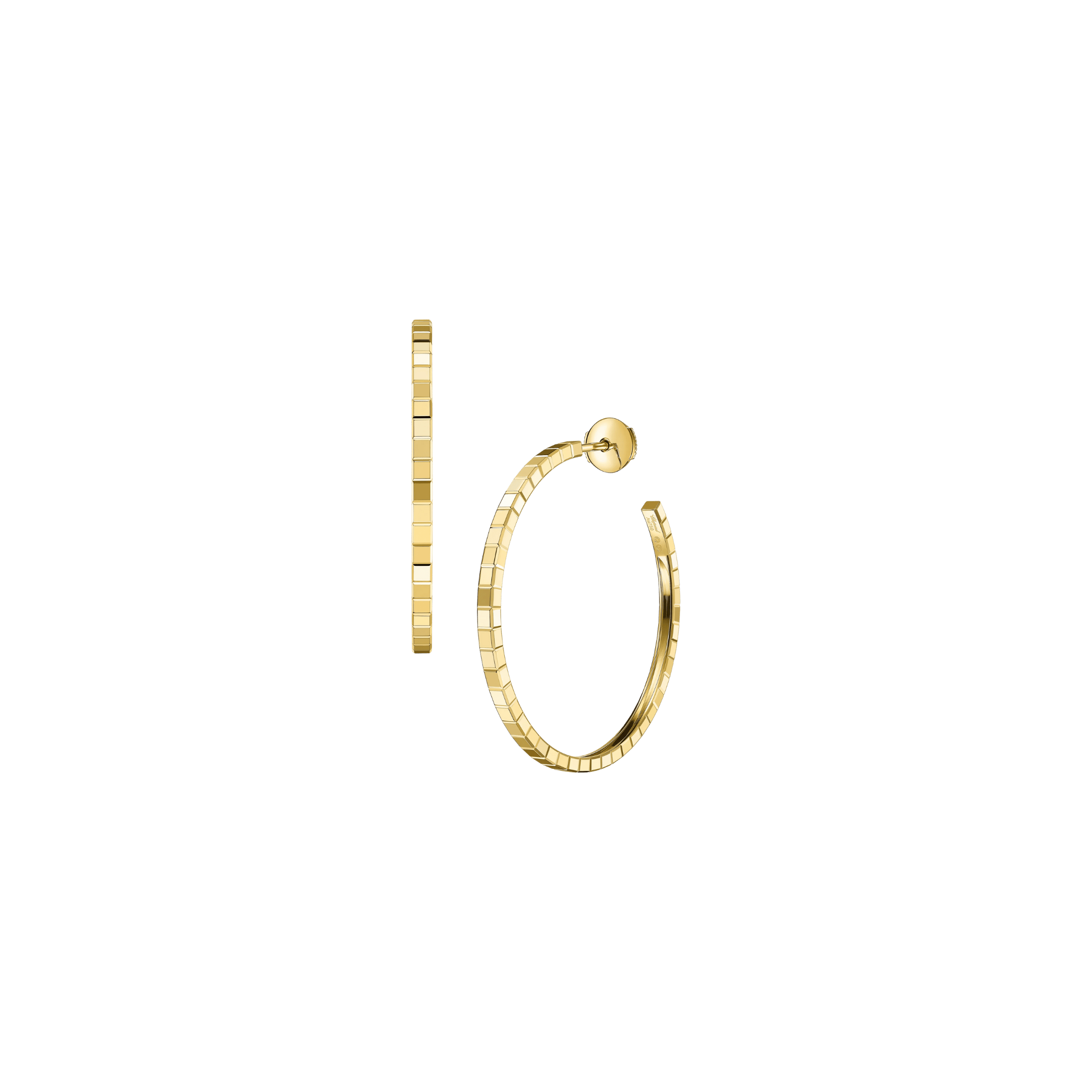Chopard Ice Cube earrings in yellow gold