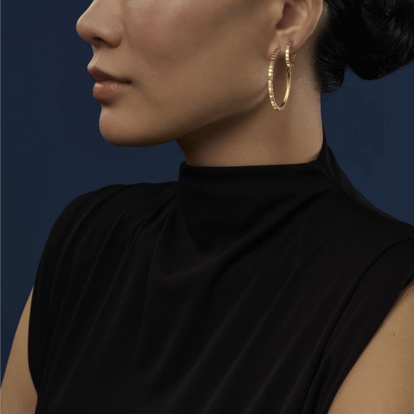 Chopard Ice Cube earrings in yellow gold
