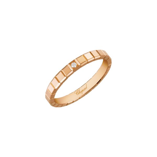 Ice Cube large ring in white gold and diamonds