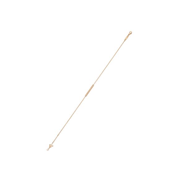 Bracelet Chopard Ice Cube en or rose et pavage de diamants