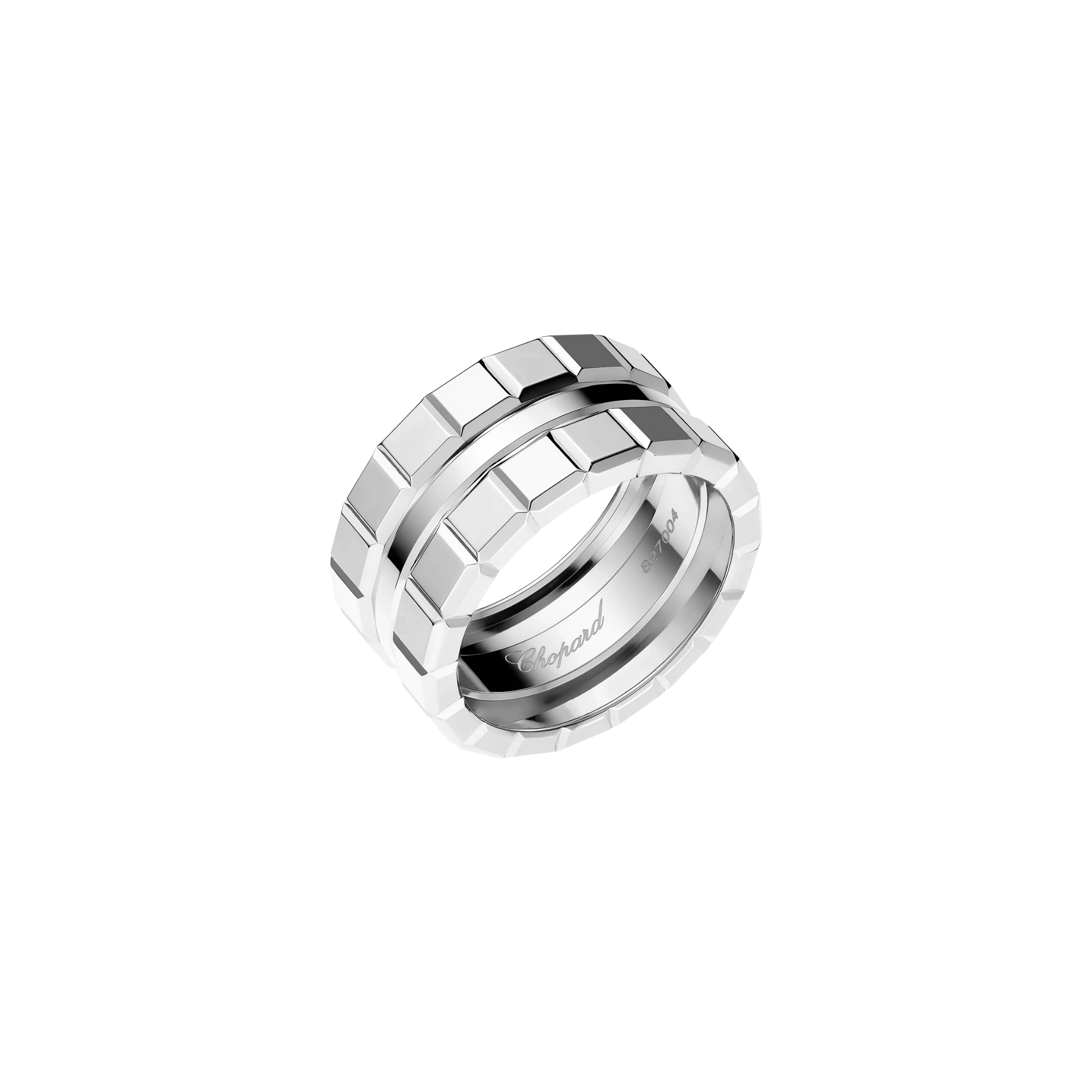Chopard Ice Cube large ring in white gold