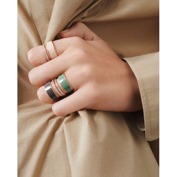 ★REPOSSI★ Berbere Chromatic ヌードリング 750PG Berbere Chromatic Nude lacquer ring