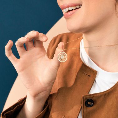 Médaille Lepage Colette Gros Horloge en or jaune