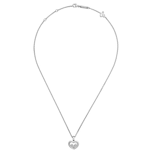 Chopard Happy Diamonds necklace in white gold and diamonds