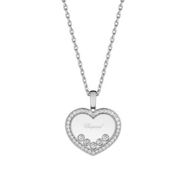 copy ofCollier Chopard Happy Diamonds en or blanc et diamants