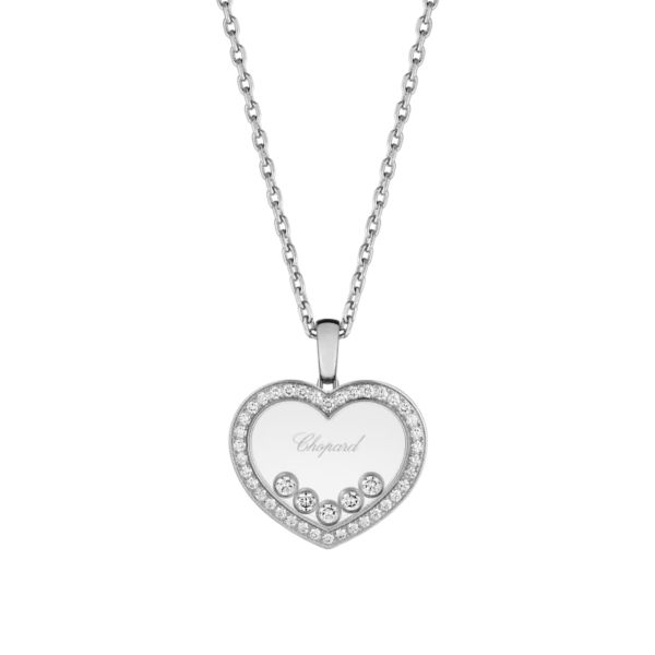 copy ofCollier Chopard Happy Diamonds en or blanc et diamants
